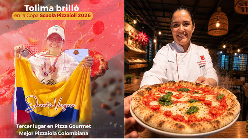 la chef Juanita Vergara fue seleccionada como mejor Pizzaiola colombiana en competencia argentina