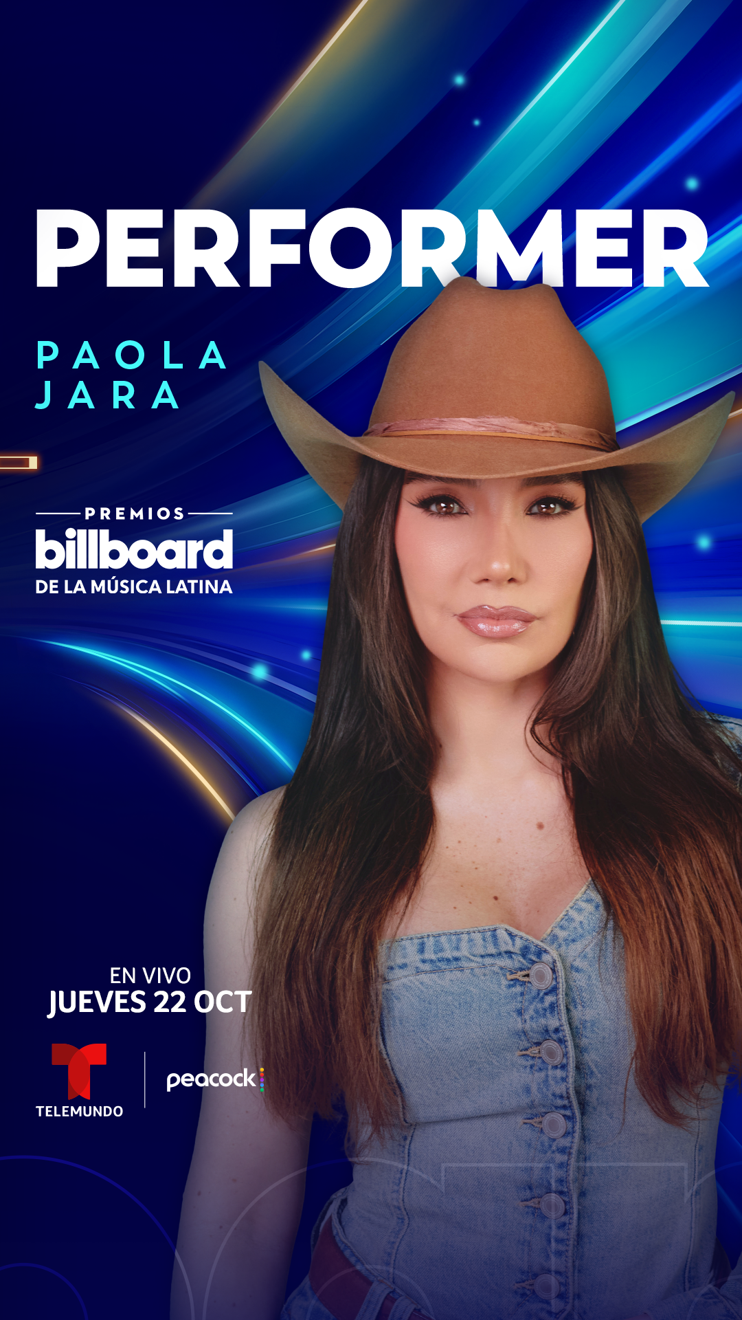 Paola Jara se presentará en los Premios Billboard el 22 de octubre en Miami